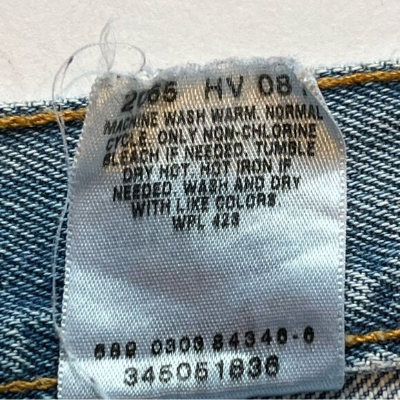 Men's Levi's 505 Shorts Faded Blue Denim Size 38 - Picture 5 of 7